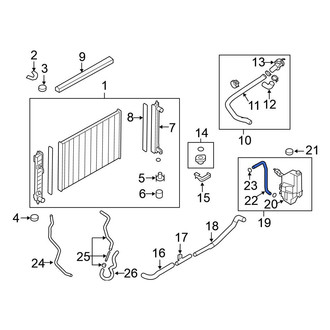 Nissan OE - Engine Coolant Reservoir Hose