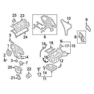 Nissan OE - Engine Oil Dipstick Tube O-Ring