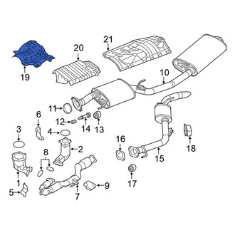 Nissan OE - Front Right Floor Pan Heat Shield