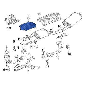Nissan OE - Front Left Floor Pan Heat Shield