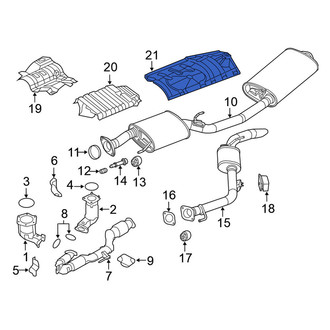Nissan OE - Rear Floor Pan Heat Shield