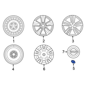 Nissan OE - Wheel Lug Nut