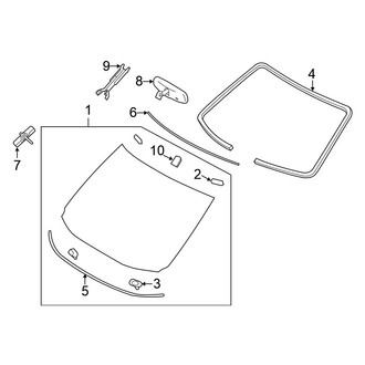 Nissan OE - Windshield - Glass