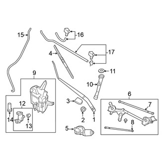 Nissan OE - Windshield - Wiper & Washer Components
