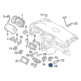 Nissan OE - Rear 12 Volt Accessory Power Outlet Housing