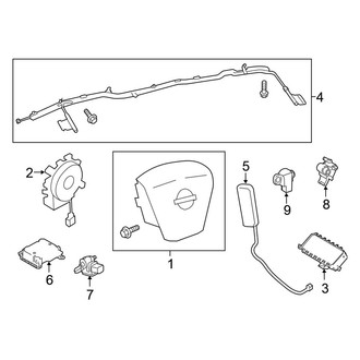 Nissan OE - Restraint Systems - Air Bag Components