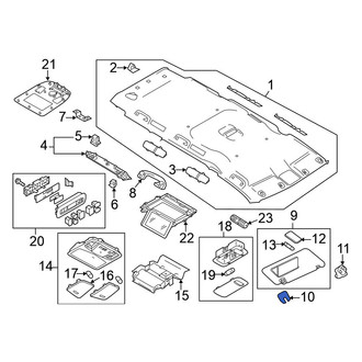 Nissan OE - Sun Visor Cover