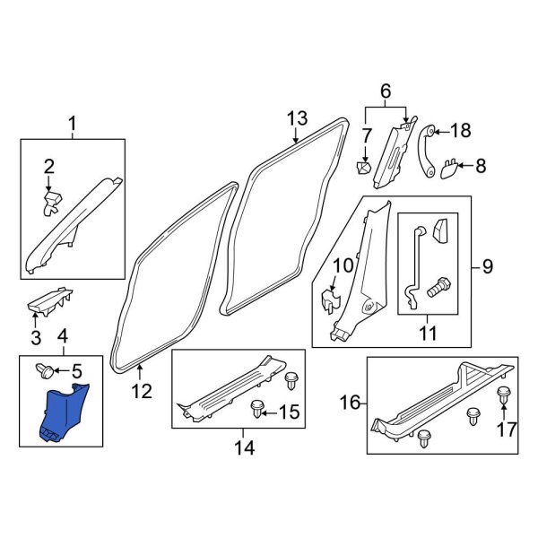 Kick Panel Trim