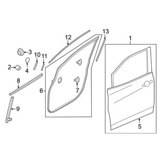 Nissan OE - Front Door - Door & Components