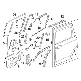 Nissan OE - Side Loading Door - Door & Components