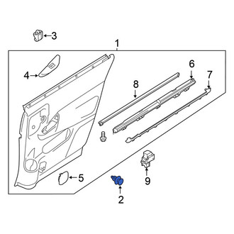 Nissan OE - Door Interior Trim Panel Retainer