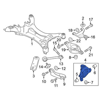Nissan OE - Rear Left Suspension Knuckle
