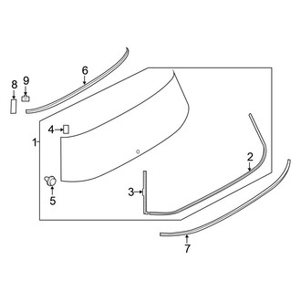 Nissan OE - Lift Gate - Glass