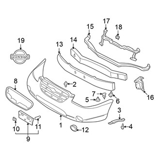 Nissan OE - Front Bumper - Bumper & Components