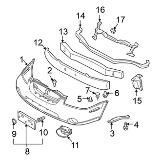 Nissan OE - Front Bumper - Bumper & Components