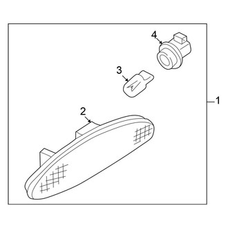 Nissan OE - Front Lamps - Side Marker Lamps