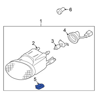 Nissan OE - Fog Light Nut