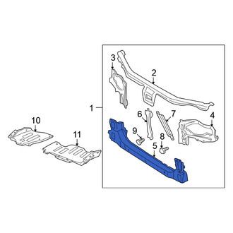 Nissan OE - Front Lower Radiator Support Tie Bar
