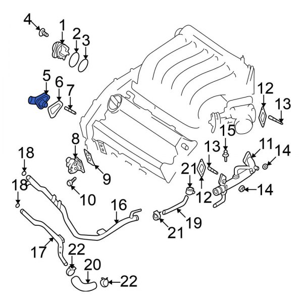 Engine Coolant Thermostat Housing