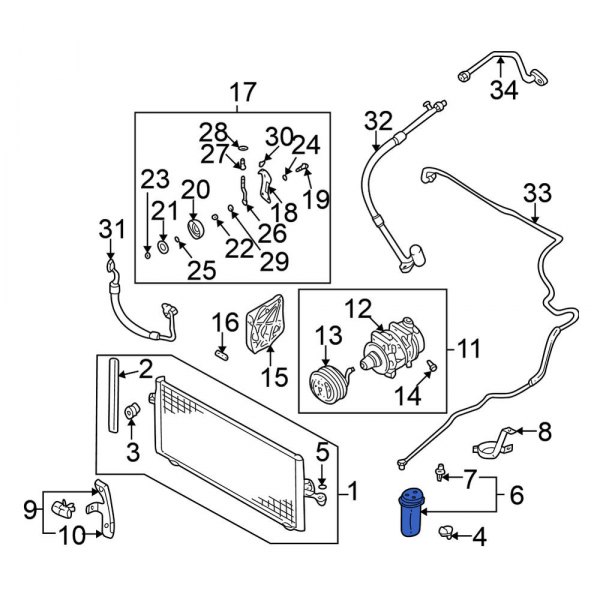 A/C Receiver Drier