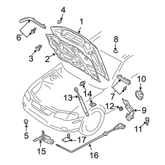 Nissan OE - Hood & Components