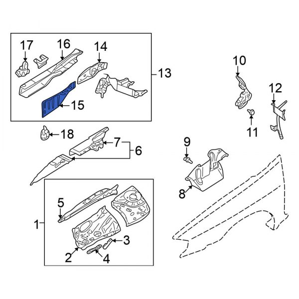 Fender Closing Plate