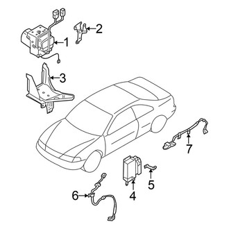 Nissan OE - Electrical - ABS Components (Automatic Tr)