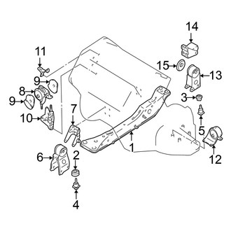 Nissan OE - Engine / Transaxle - Engine & Transmission Mounting (Standard Tr)