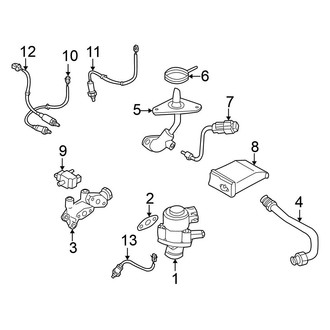 Nissan OE - Emission System - Emission Components (With California Emissions)
