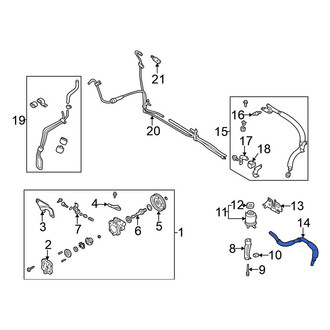 Nissan OE - Power Steering Return Hose