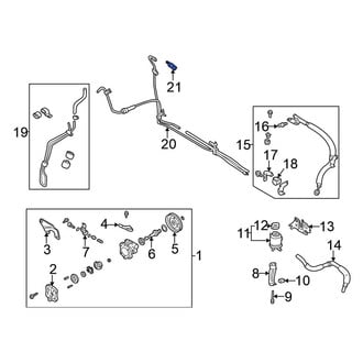 Nissan OE - Front Power Steering Control Valve