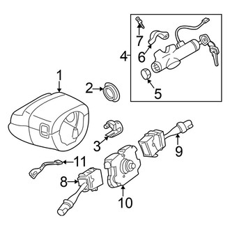 Nissan OE - Steering Column - Shroud, Switches & Levers