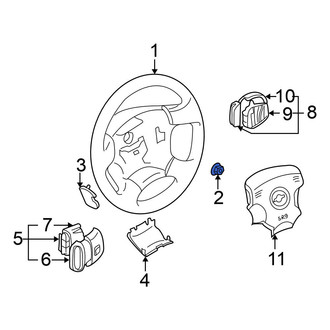 Nissan OE - Steering Wheel Nut