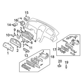 Nissan OE - Instrument Panel - Cluster & Switches