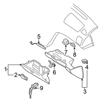Nissan OE - Instrument Panel - Glove Box