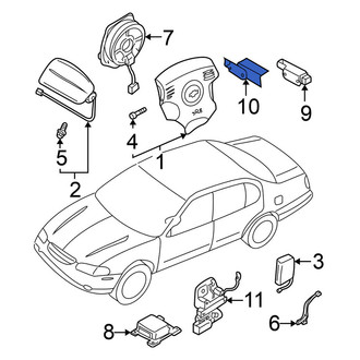 Nissan OE - Air Bag Impact Sensor Bracket
