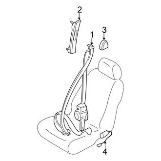 Nissan OE - Restraint Systems - Front Seat Belts