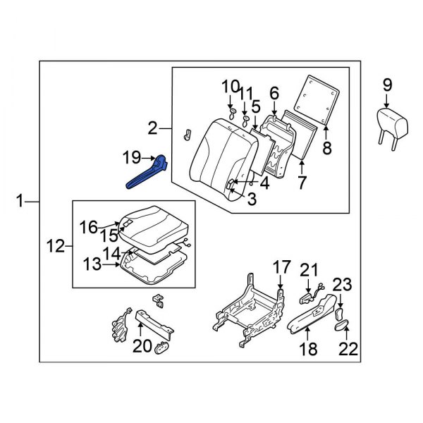 Seat Frame Trim Panel