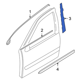 Nissan OE - Left Black Out Tape