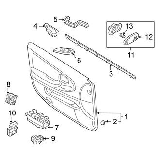 Nissan OE - Front Door - Interior Trim