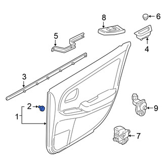 Nissan OE - Cargo Cover Clip