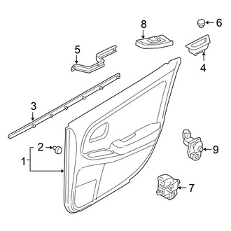 Nissan OE - Rear Door - Interior Trim