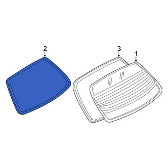 Nissan OE - Rear Back Glass Seal