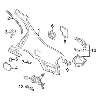 Nissan OE - Quarter Panel & Components