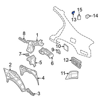 Nissan OE - Quarter Panel Insulator