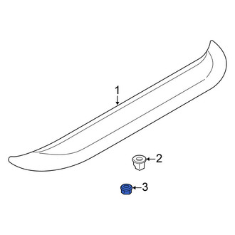Nissan OE - Spoiler Nut