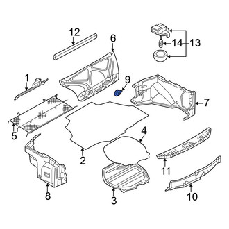 Nissan OE - Rear Tie Down Hook