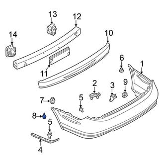 Nissan OE - Bumper Cover Screw