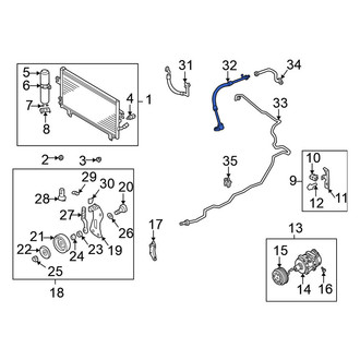 Nissan OE - A/C Refrigerant Discharge Hose