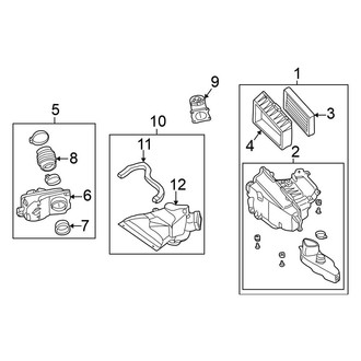 Nissan OE - Engine / Transaxle - Air Intake (3.5L)
